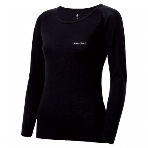 Super Merino Wool Middle Weight Round Neck Shirt - Women
