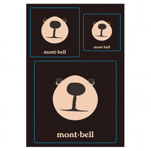 Monta Bear Sticker Set (Black) Monta Bear Sticker Set (Black)