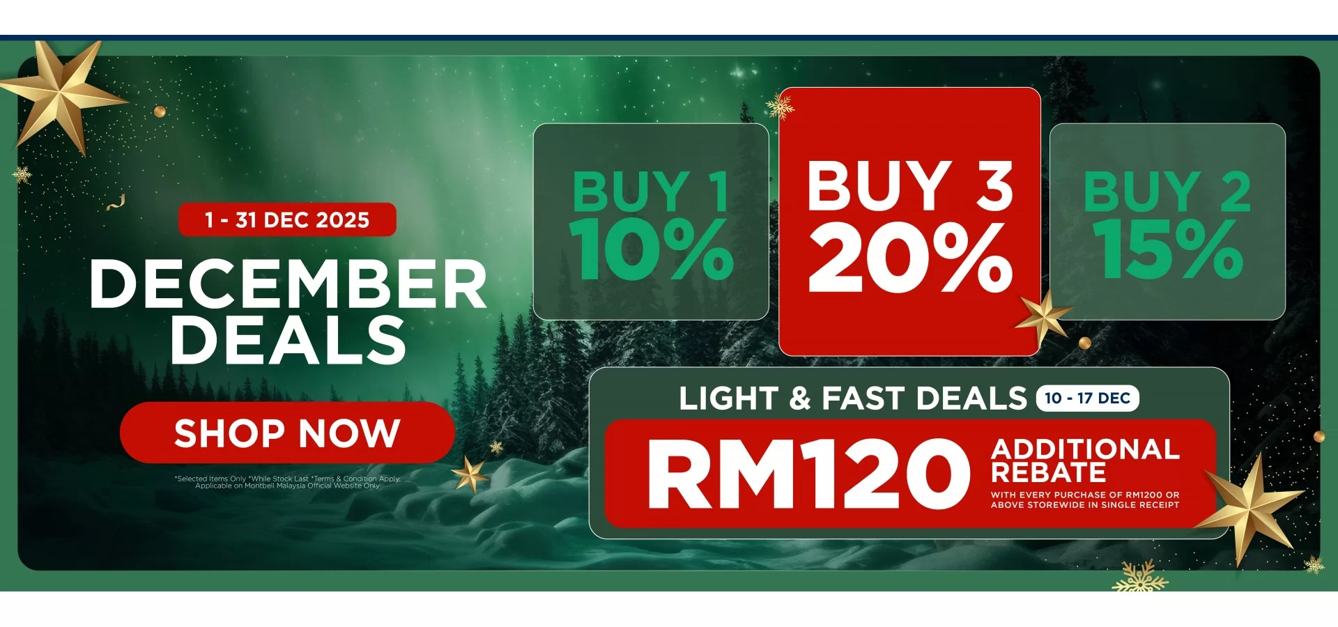 Montbell Dec promotion