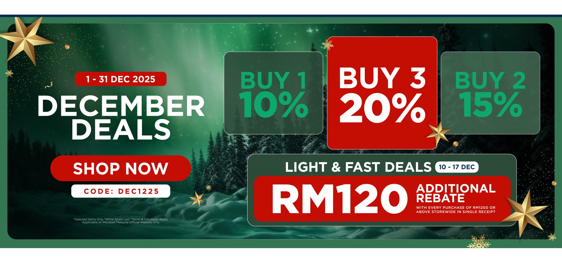 Montbell Dec promotion